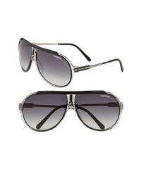 Carrera Eyewear Endurance 63mm Aviator Sunglasses Crystal Black One Size