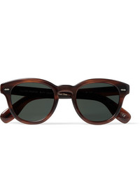 Oliver Peoples Cary Grant Round Frame Tortoiseshell Acetate Polarised Sunglasses