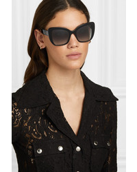 Dolce & Gabbana Cat Eye Acetate Sunglasses