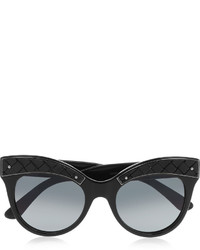Bottega Veneta Cat Eye Acetate Sunglasses Black