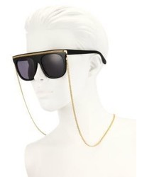 Stella McCartney Chain Trim 55mm Square Sunglasses