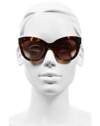 Charli 52mm Cat Eye Sunglasses Dark Demi Shiny Gold