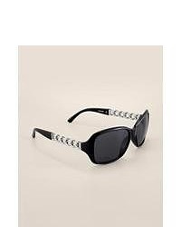 Chicos Black Black Cat Eye Sunglasses