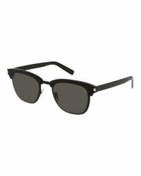 Saint Laurent Classic 108 Retro Sunglasses Black
