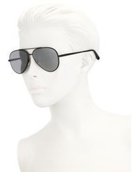 Saint Laurent Classic 11 Zero 60mm Aviator Sunglasses