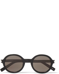 Saint Laurent Classic 161 Slim Round Frame Acetate Sunglasses