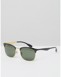 Ray-Ban Clubmaster Sunglasses With Polarised Lens 0rb3538