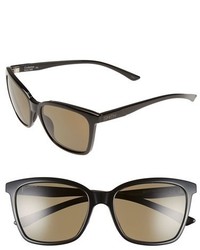 Smith Colette 55mm Chromapop Polarized Sunglasses Black Polarized Grey Green