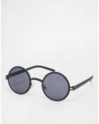 Asos Collection Metal Round Sunglasses