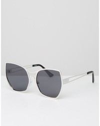 Asos Collection Oversized 70s Cat Eye Sunglasses With Flat Lens