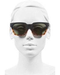 Smith Optics Comstock 52mm Rectangular Sunglasses Black Tortoise Grey Green