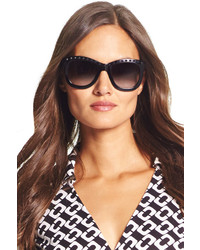 Diane von Furstenberg Haley Studded Oversized Sunglasses