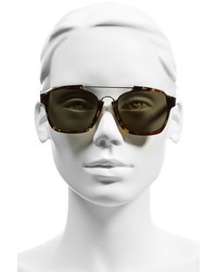 Christian Dior Dior Abstract 58mm Brow Bar Sunglasses Black
