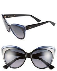 Christian Dior Dior Glisten 1 56mm Cat Eye Sunglasses