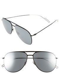 Christian Dior Dior Homme 59mm Aviator Sunglasses Palladium