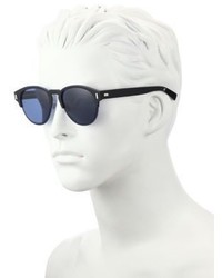 Christian Dior Dior Homme Black 20 52mm Round Sunglasses