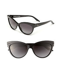 Dior Sauvage 56mm Retro Sunglasses Black Grey Gradient One Size