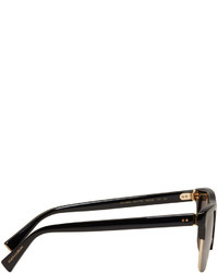 Dolce & Gabbana Dolce And Gabbana Black Semi Rimless Sunglasses