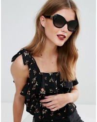 Dolce & Gabbana Dolce Gabanna Classic Cateye Sunglasses In Black