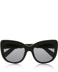 Dolce & Gabbana Embellished Cat Eye Acetate Sunglasses
