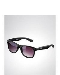 Express Studded Square Sunglasses Black