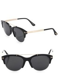 Tom Ford Eyewear Adrenne 55mm Round Sunglasses