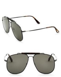 Tom Ford Eyewear Connor 58mm Aviator Sunglasses