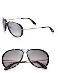 Tom Ford Eyewear Cyrille 63mm Aviator Sunglasses