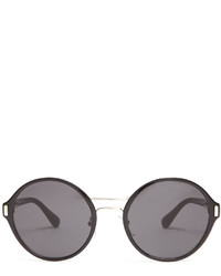 Prada Eyewear Round Frame Acetate And Metal Sunglasses