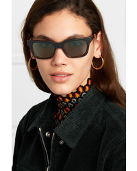 Le Specs Fellini D Frame Acetate Sunglasses