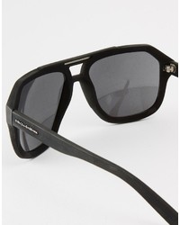 Dolce & Gabbana Flat Brow Aviator Sunglasses
