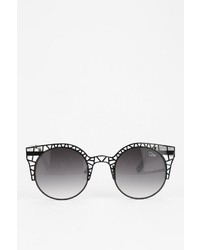 Quay Fleur Round Cat Eye Sunglasses