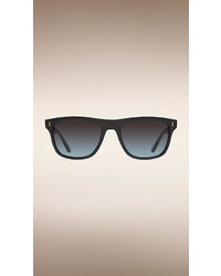 Burberry Foldable Rectangular Frame Sunglasses