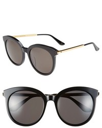 Gentle Monster 56mm Round Sunglasses Dark Tortoise