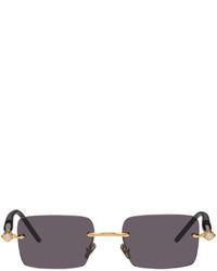 Kuboraum Gold Black P56 Sunglasses