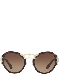 Prada Gradient Acetate Butterfly Sunglasses