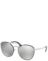 Prada Gradient Curved Brow Square Sunglasses