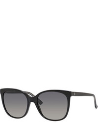 Gucci Gradient Squared Cat Eye Sunglasses Black