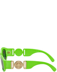 Versace Green Medusa Biggie Sunglasses