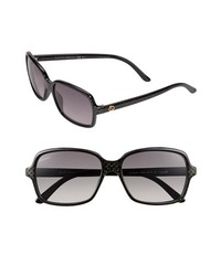 Gucci 56mm Sunglasses Black One Size
