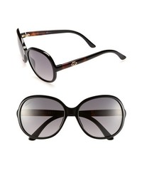 Gucci 58mm Sunglasses Black One Size