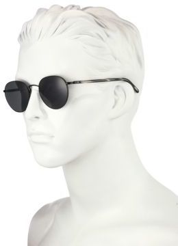 Oliver Peoples Hassett 52mm Round Sunglasses, $525 | Saks Fifth Avenue |  Lookastic