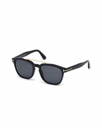 Tom Ford Holt Square Acetate Sunglasses Black