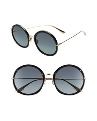Christian Dior Hypnotic 56mm Round Sunglasses