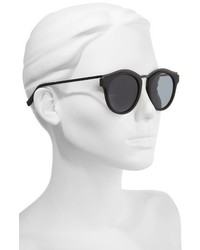 Le Specs Hypnotize 50mm Round Sunglasses