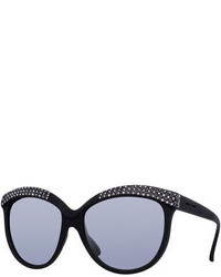 Italia Independent I Lux Matte Cat Eye Sunglasses Black