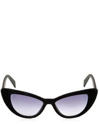 Italia Independent I Plastik 0906 Velvet Cat Eye Sunglasses
