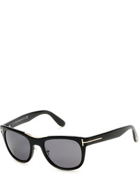 Tom Ford Jack Square Polarized Sunglasses Black