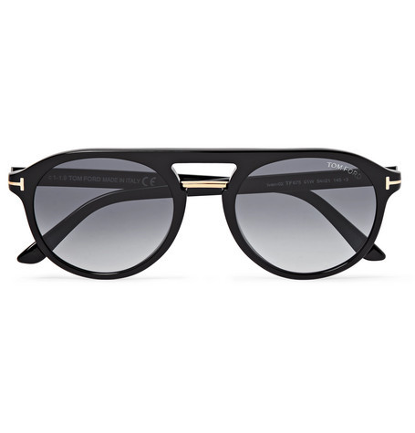 Tom Ford Jacob Aviator Style Acetate Sunglasses, $277 | MR PORTER |  Lookastic