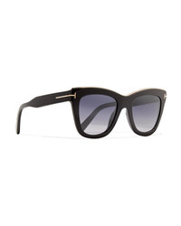 Tom Ford Julie D Frame Acetate And Gold Tone Sunglasses